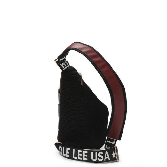Nicole Lee USA Miranda Vegan Leather Adjustable Strap Slip Pocket Sling Backpack main image 6